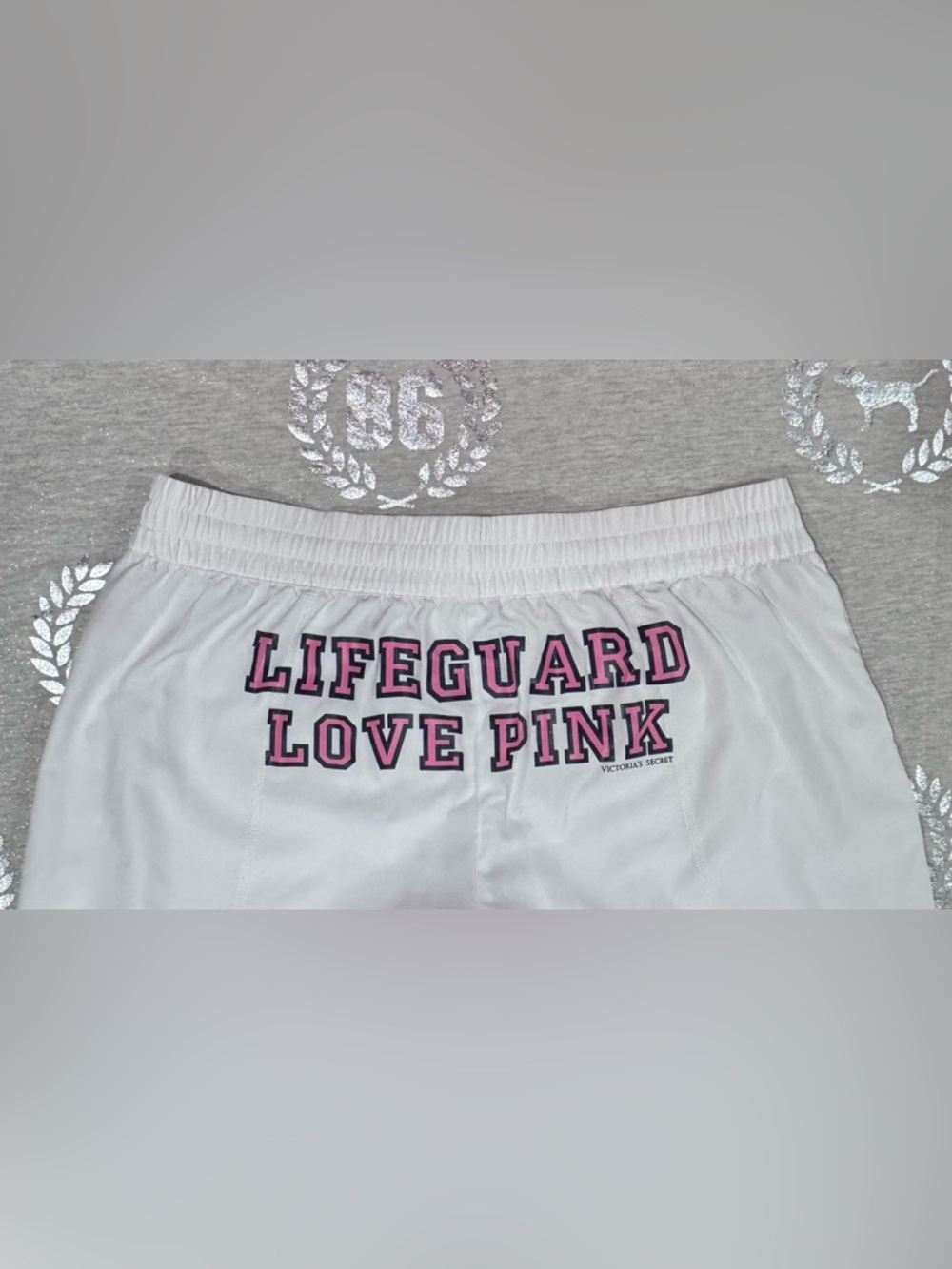 VS PINK TEAR AWAY LIFEGUARD TRACK PANTS
